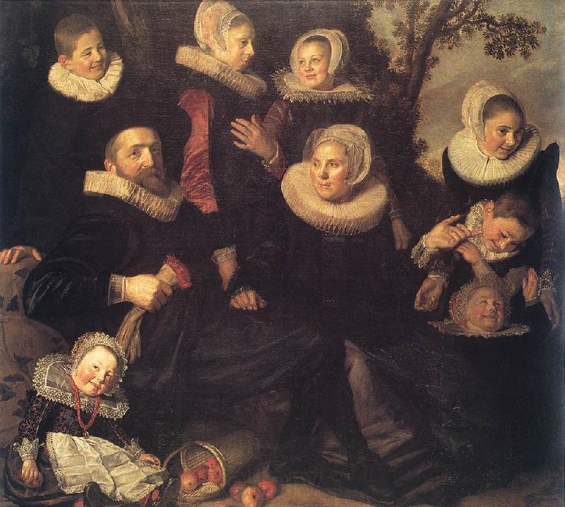HALS, Frans Family Portrait in a Landscape Spain oil painting art